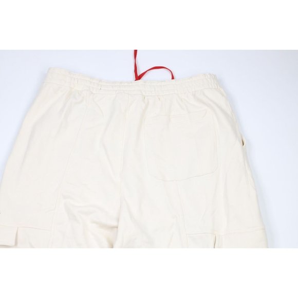 NOS Vtg 90s Marithe Francois Girbaud Mens 2XL Baggy Wide Leg Cargo Sweatpants - Picture 9 of 11